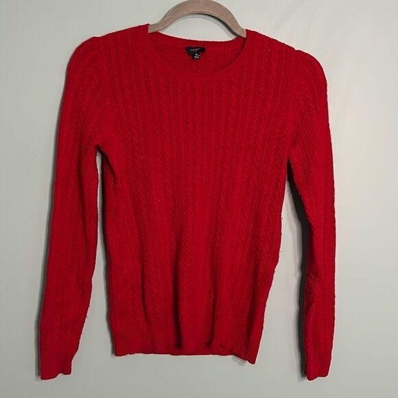 Society New York Cable Knit Wool Cashmere Blend Sweater - Picture 1 of 7